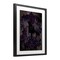 Stupell Industries Raven with Gothic Florals Framed Print Under Glass, design by Lori Mosley